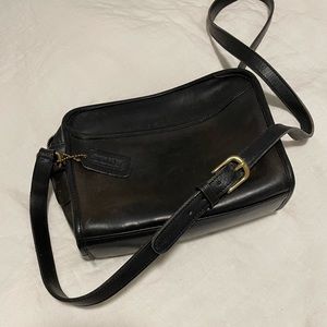 Vintage Coach black leather purse